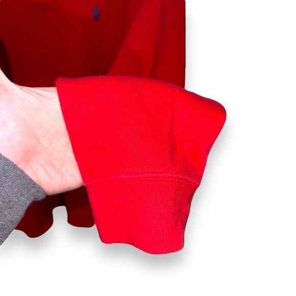 Polo Ralph Lauren Ralph Red 1/4 Zip Sweater Size L - Picture 6 of 8